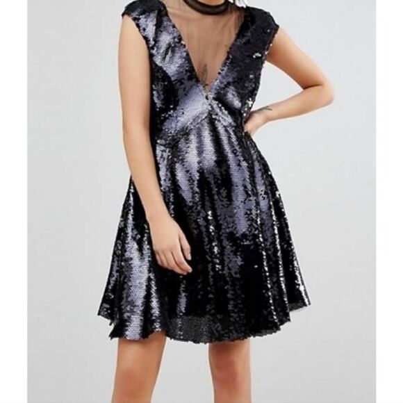 Free People Sequin Dress NWT Women's - Picture 1 of 5